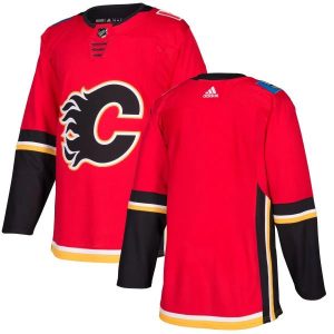 Miehille NHL Calgary Flames Pelipaita Blank Punainen Authentic